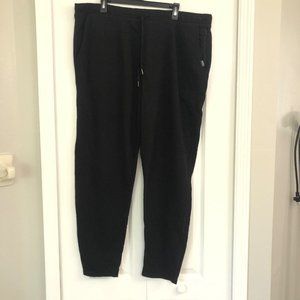 Eddie Bauer mens jogger lounge pants black XXL